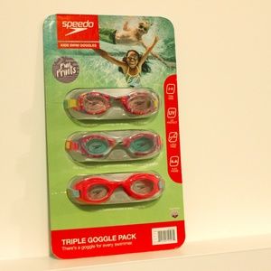 SPEEDO Kids Swim Goggles 3-pack (New)